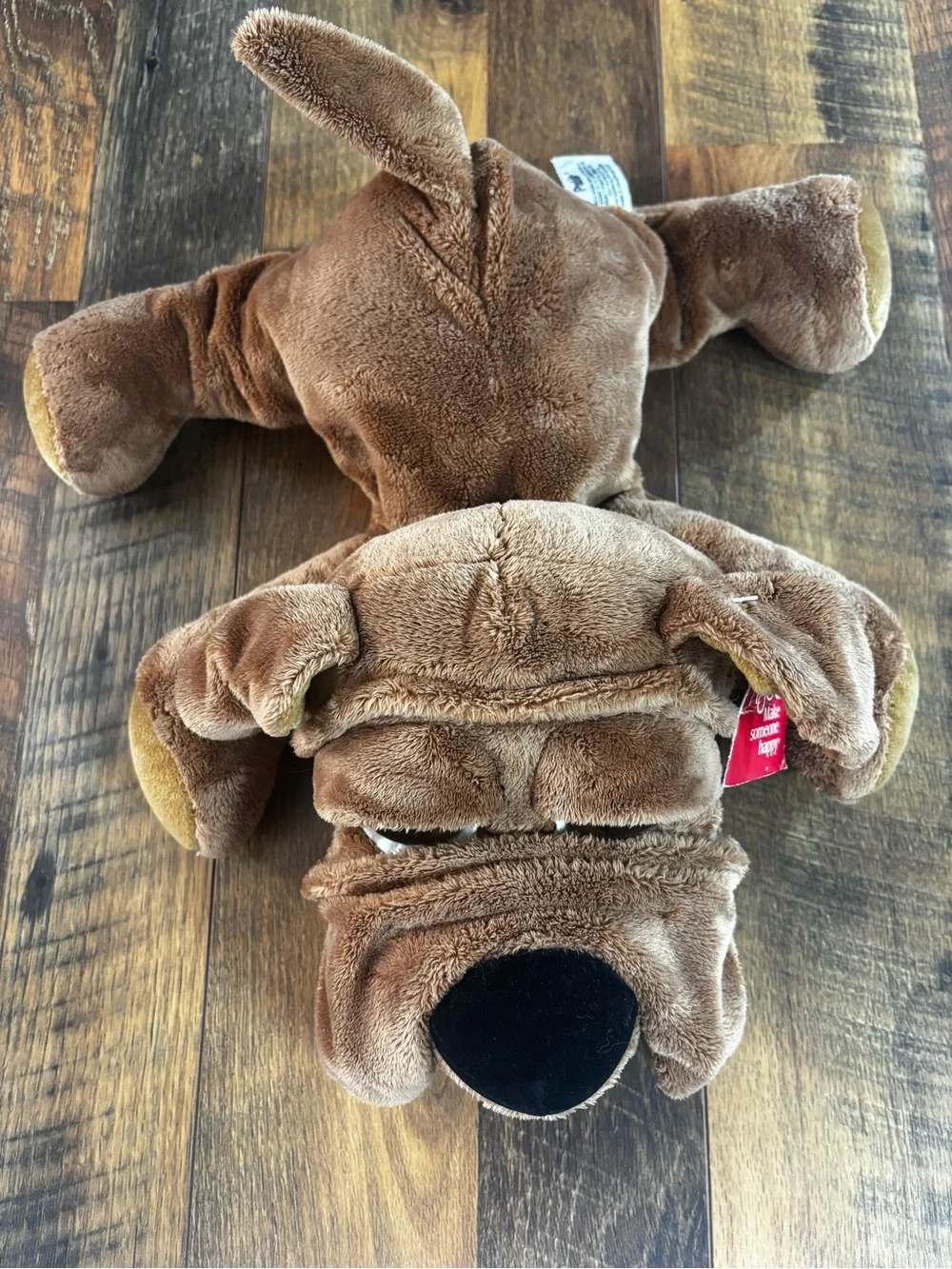 Russ Berrie “Lil Peepers” Puddie Shar-pei/Bulldog plush stuffed Vtg 14”
